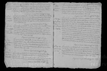 7 vues Registre paroissial. Baptêmes, mariages, sépultures (1735-octobre 1736)