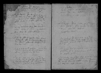 46 vues  - Registre paroissial. Mariages (juillet 1612-juin 1667) (ouvre la visionneuse)