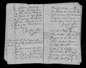 52 vues Registre paroissial. Baptêmes, mariages, sépultures (1669-septembre 1670 ; mars 1671 ; août 1675)