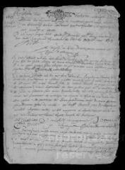 4 vues Registre paroissial. Baptêmes, mariages, sépultures (février-octobre 1678) ; mariage (juillet 1680)