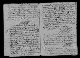 27 vues Registre paroissial. Baptêmes, mariages, sépultures (septembre 1725-août 1728)