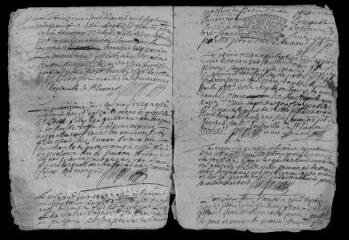 9 vues Registre paroissial. Baptêmes, sépultures (septembre-décembre 1728) ; baptêmes, mariages, sépultures (1729-1730)