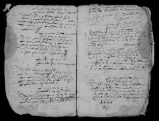34 vues Registre paroissial. Baptêmes (septembre 1602-mars 1617)
