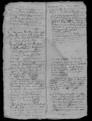 7 vues Registre paroissial. Baptêmes (novembre 1644-novembre 1648)