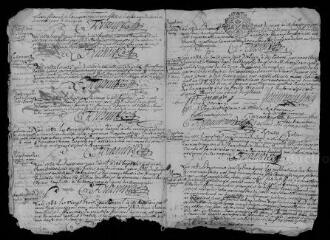 7 vues Registre paroissial. Baptêmes, mariages, sépultures (juin 1731-décembre 1732)