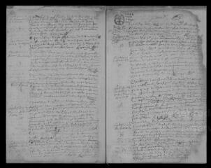 15 vues Registre paroissial. Baptêmes, séputures (avril 1674-novembre 1678) ; baptêmes, mariages, sépultures (1679-novembre 1680)