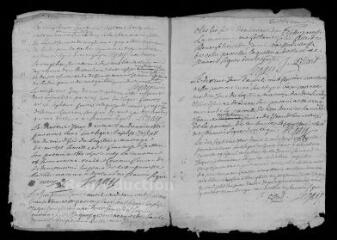 9 vues Registre paroissial. Baptêmes, mariages, sépultures (janvier-novembre 1731) ; baptêmes (janvier 1732)