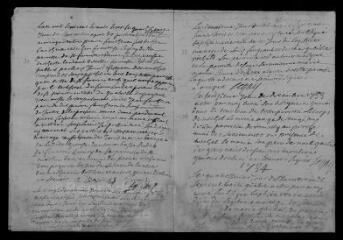 17 vues Registre paroissial. Baptêmes, mariages, sépultures (1733-octobre 1736)