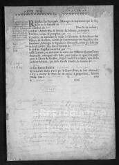 3 vues Registre paroissial. Sépultures (juin-octobre 1710)