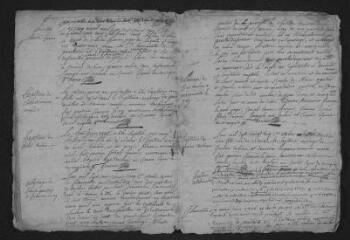 6 vues  - Registre paroissial. Baptêmes, mariages, sépultures (juillet 1724-octobre 1725) ; baptêmes, sépultures (mars-novembre 1726) (ouvre la visionneuse)