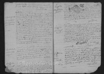 10 vues Registre paroissial. Baptêmes, mariages, sépultures (février-décembre 1697)