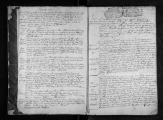 397 vues Registre paroissial. Baptêmes, mariages, sépultures (1711-novembre 1727)
