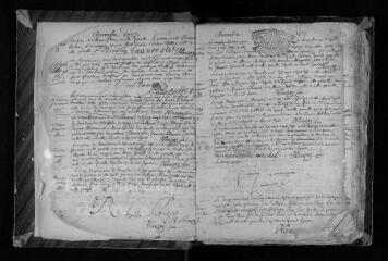 248 vues Registre paroissial. Baptêmes, sépultures (décembre 1727) ; baptêmes, mariages, sépultures (1728-1738)