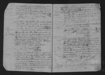 14 vues Registre paroissial. Baptêmes, mariages, sépultures (1692) ; baptêmes, sépultures (janvier-mars 1693)