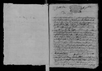 179 vues Registre paroissial. Baptêmes, mariages, sépultures (août 1732-décembre 1742)