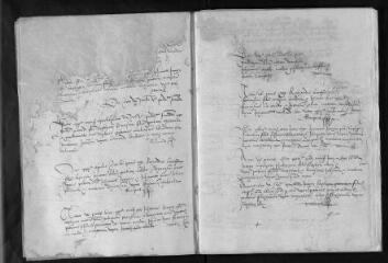 142 vues Registre paroissial. Baptêmes et mariages (à partir de la page 61), (1539-mars 1585).