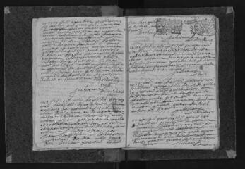 196 vues Registre paroissial. Baptêmes, mariages, sépultures (1704) ; baptême (janvier 1713)