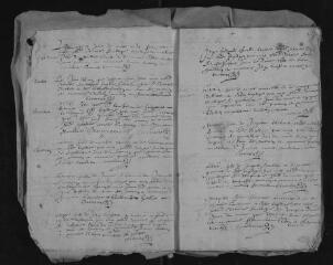 37 vues Registre paroissial. Baptêmes (février 1650-décembre 1653)
