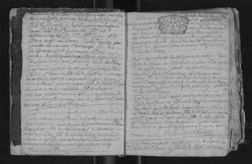 232 vues  - Registre paroissial. Baptêmes, mariages, sépultures (avril 1723-décembre 1742) (ouvre la visionneuse)