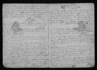 11 vues Registre paroissial. Baptêmes, mariages, sépultures (février 1694-février 1696), Mariage (avril 1696)