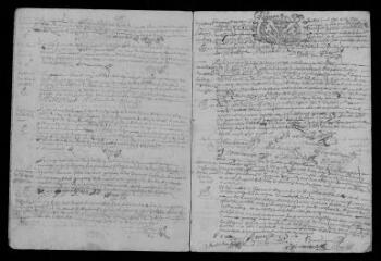 8 vues Registre paroissial. Baptêmes, mariages, sépultures (janvier-octobre 1707)