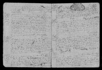 9 vues Registre paroissial. Baptêmes, mariages, sépultures (janvier-novembre 1709)