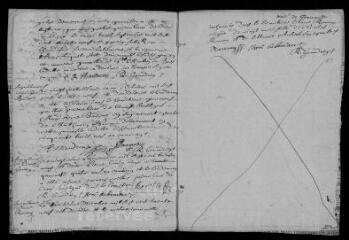 7 vues Registre paroissial. Baptêmes, mariages, sépultures (février-novembre 1739)