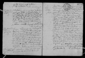 8 vues  - Registre paroissial. Baptêmes, mariages, sépultures (février-novembre 1746) (ouvre la visionneuse)