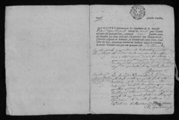 8 vues Registre paroissial. Sépultures (mai-décembre 1748)