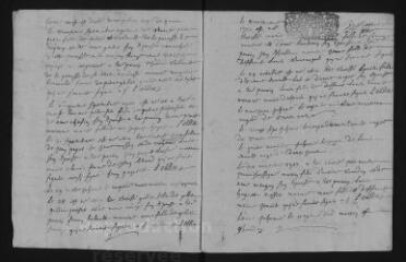 8 vues Registre paroissial. Baptêmes, mariages, sépultures (mars-décembre 1702)