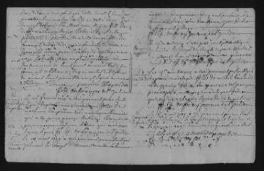7 vues Registre paroissial. Baptêmes, mariages, sépultures (1727) ; sépultures (janvier 1728)