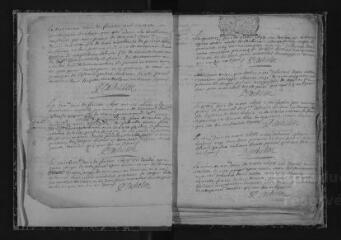 186 vues Registre paroissial. Baptêmes, mariages, sépultures (1698-1722) ; baptême (janvier 1723)