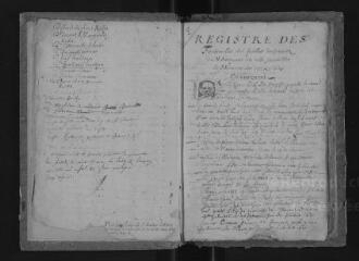 131 vues Registre paroissial. Mariages (1643-février 1668) ; sépultures (1650-février 1668) ; baptêmes, mariages, sépultures (février 1668-septembre 1670)