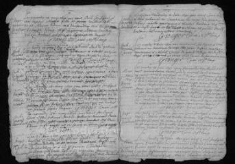7 vues Registre paroissial. Baptêmes, mariages, sépultures (1690) ; baptêmes, sépultures (janvier 1691)