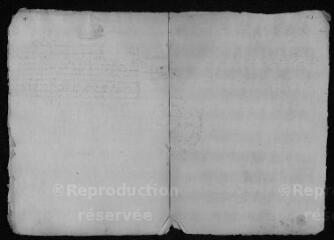 5 vues Registre paroissial. Baptêmes, sépultures (août-décembre 1694), sépultures (janvier 1695)