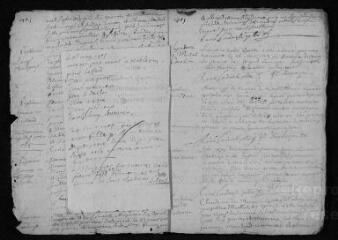 24 vues  - Registre paroissial. Baptêmes, mariages, sépultures (février 1705-octobre 1710) (ouvre la visionneuse)