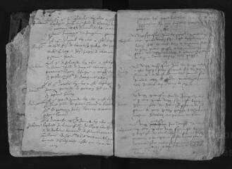 255 vues Registre paroissial. Baptêmes (mars 1580-novembre 1673) ; mariages (avril 1623-juillet 1654) ; sépultures (1623-juin 1655)