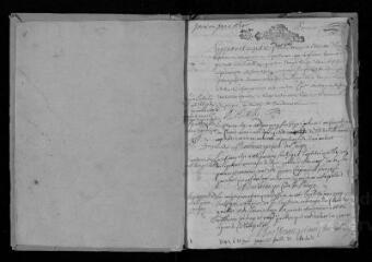 80 vues Registre paroissial. Baptêmes, mariages, sépultures (mai 1691-décembre 1700)