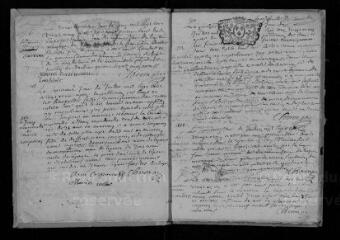 42 vues  - Registre paroissial. Baptêmes, mariages, sépultures (mai 1721-décembre 1730) (ouvre la visionneuse)