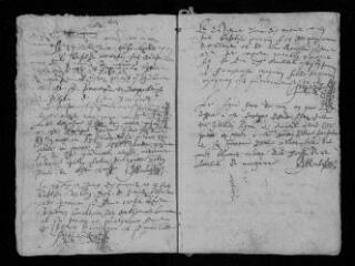 26 vues  - Registre paroissial. Baptêmes (1624-février 1636) (ouvre la visionneuse)