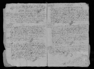 10 vues Registre paroissial. Baptêmes, mariages, sépultures (février-décembre 1669) ; mariages, sépultures (janvier 1670)