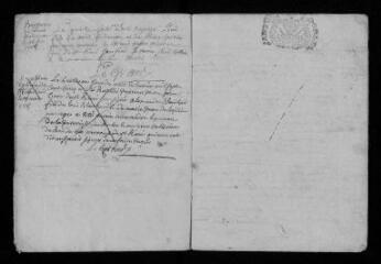 11 vues  - Registre paroissial. Baptêmes, mariages, sépultures (janvier-novembre 1705) (ouvre la visionneuse)