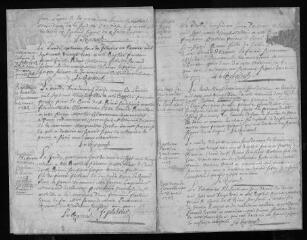 5 vues Registre paroissial. Baptêmes, mariages, sépultures (1722-juin 1723)