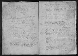 183 vues Registre paroissial. Baptêmes (avril 1582-décembre 1658) ; mariages (1637-janvier 1650) ; sépultures (juin 1636-janvier 1659)