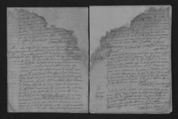 315 vues  - Registre paroissial. Baptêmes, mariages, sépultures (août 1733-décembre 1764) (ouvre la visionneuse)