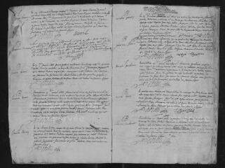 49 vues Registre paroissial. Baptêmes, mariages, sépultures (mars 1688-mars 1692)