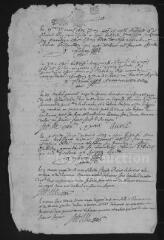 39 vues Registre paroissial. Baptêmes, mariages, sépultures (mars 1693-février 1694)