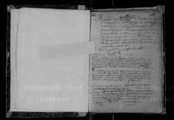 273 vues Registre paroissial. Baptêmes, mariages, sépultures (septembre 1678-avril 1692)