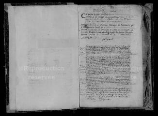 274 vues Registre paroissial. Baptêmes, mariages, sépultures (avril 1692-juillet 1706)