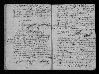 67 vues Registre paroissial. Baptêmes (octobre 1669-février 1680)